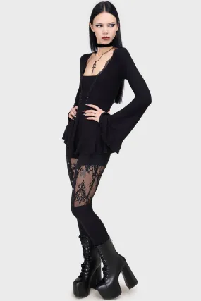 Multi Panel Construction Lady Fatale Leggings