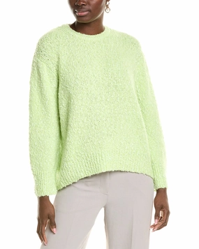 Lafayette 148 New York Donegal Mohair & Wool-Blend Pullover Brushed Interior