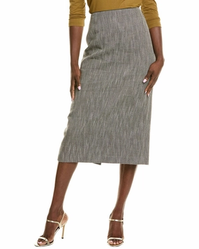 Young adult Chill Mood Lafayette 148 New York Linen & Wool-Blend Skirt