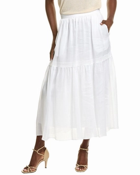 Editorial Look Lafayette 148 New York Lunetta Skirt