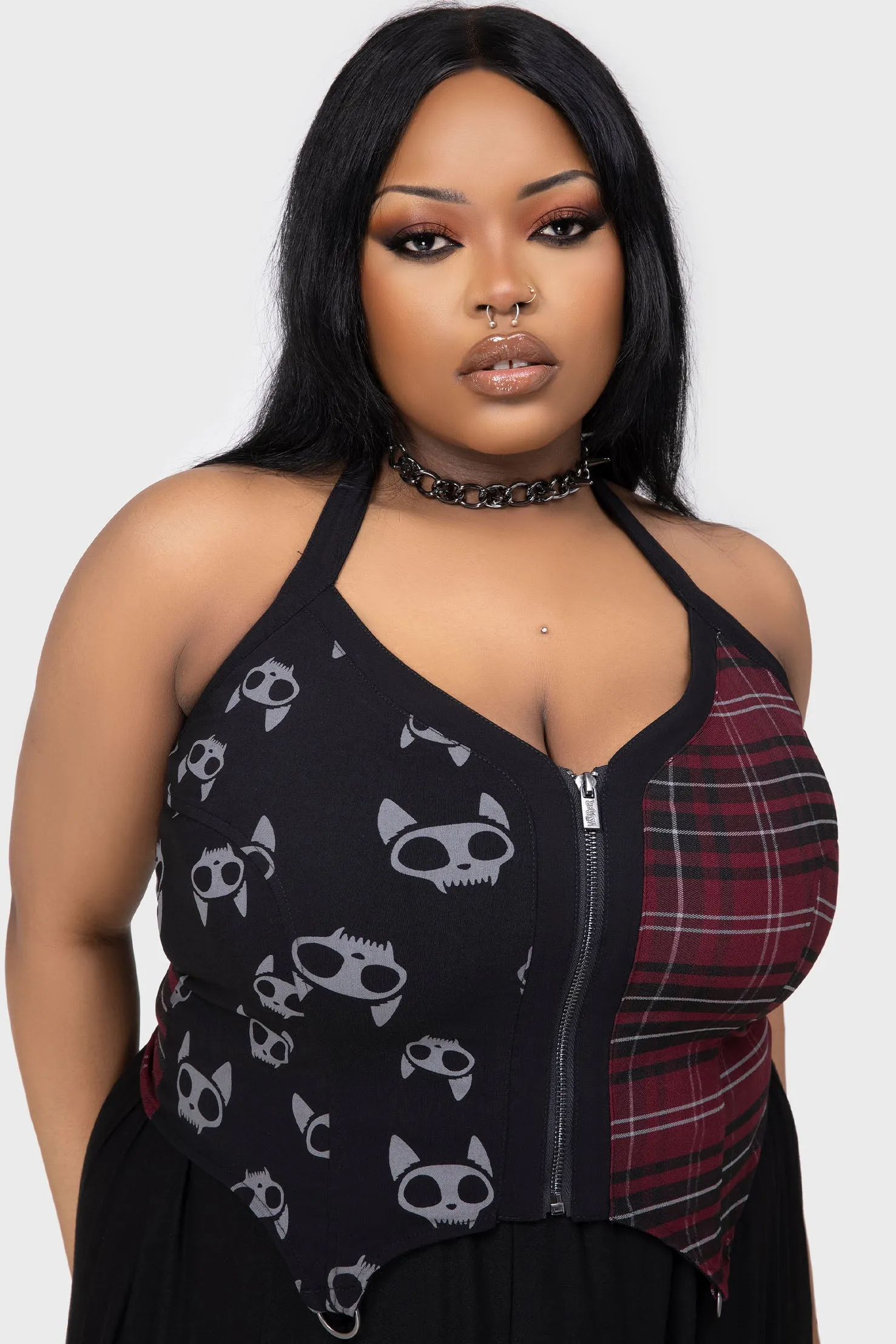 The Vampurr Halter Top Regular fit normality