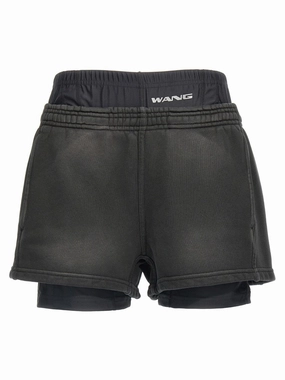 Layered Cotton Technical Fabric Boxer Shorts activewear option