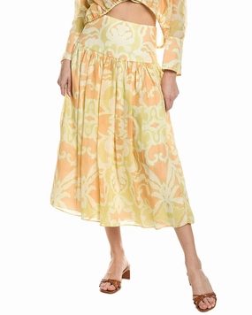 ALEXIS Maeve Midi Skirt Corduroy texture Season To Season