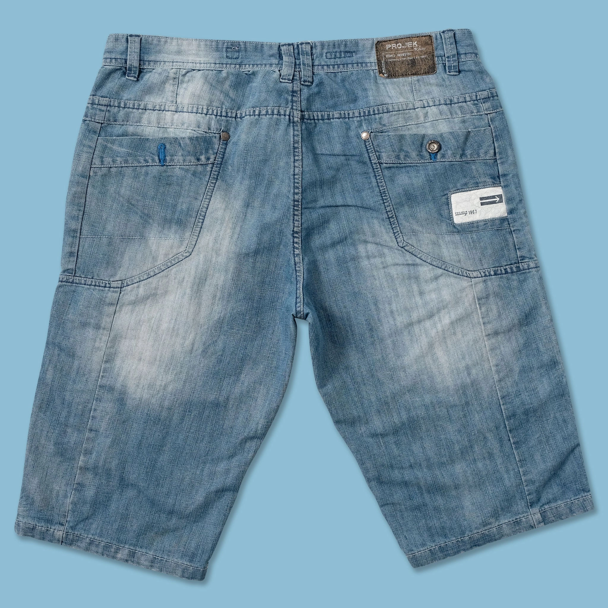 Cozy Fleece Layered Essentials Y2K Jorts W38