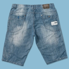 Cozy Fleece Layered Essentials Y2K Jorts W38
