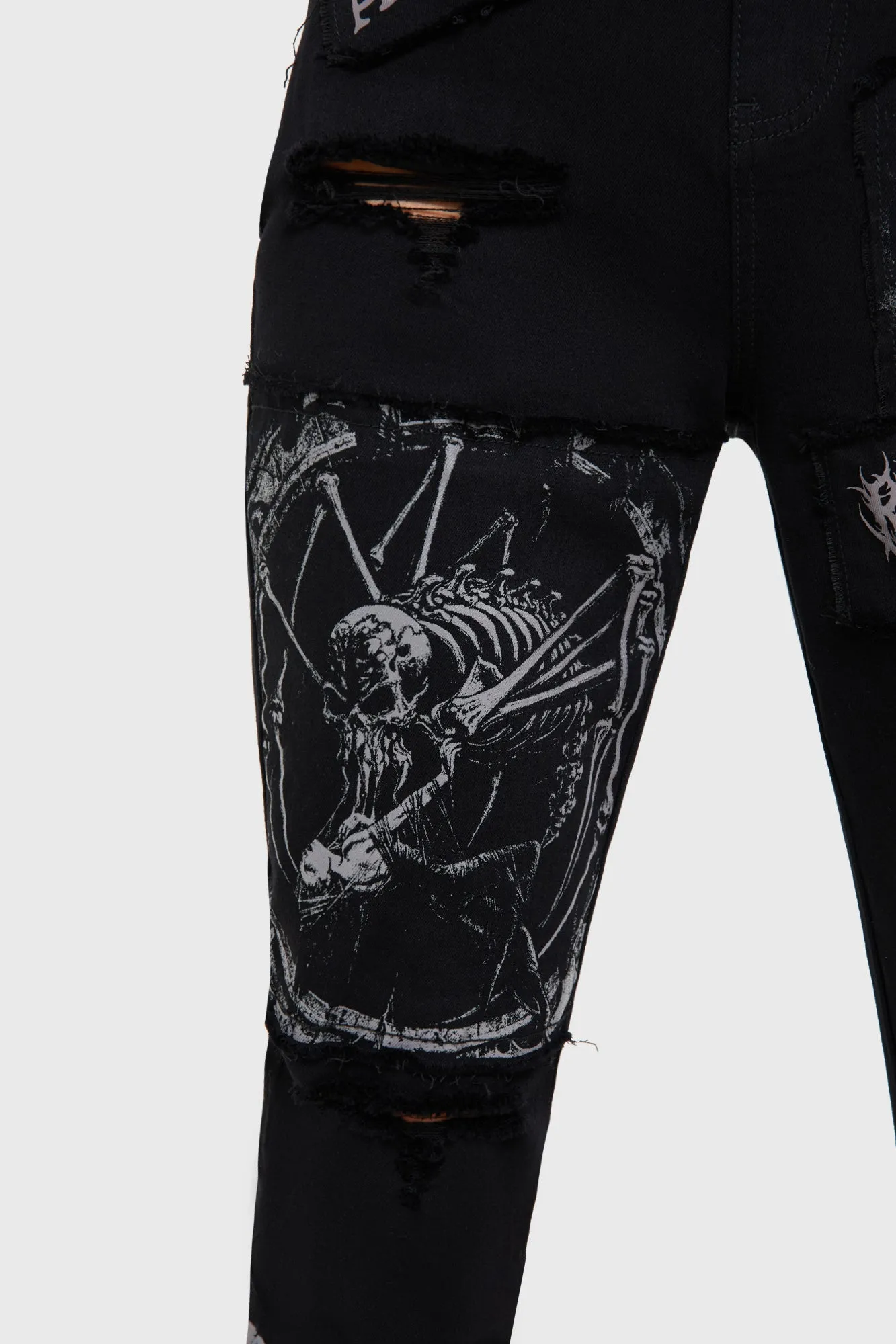 Grail Of Loathing Skinny Jeans Non Binding Cuffs