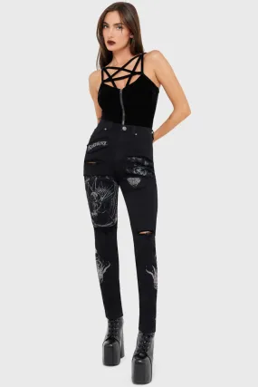 Casual Active Wear Grail Of Loathing Skinny Jeans
