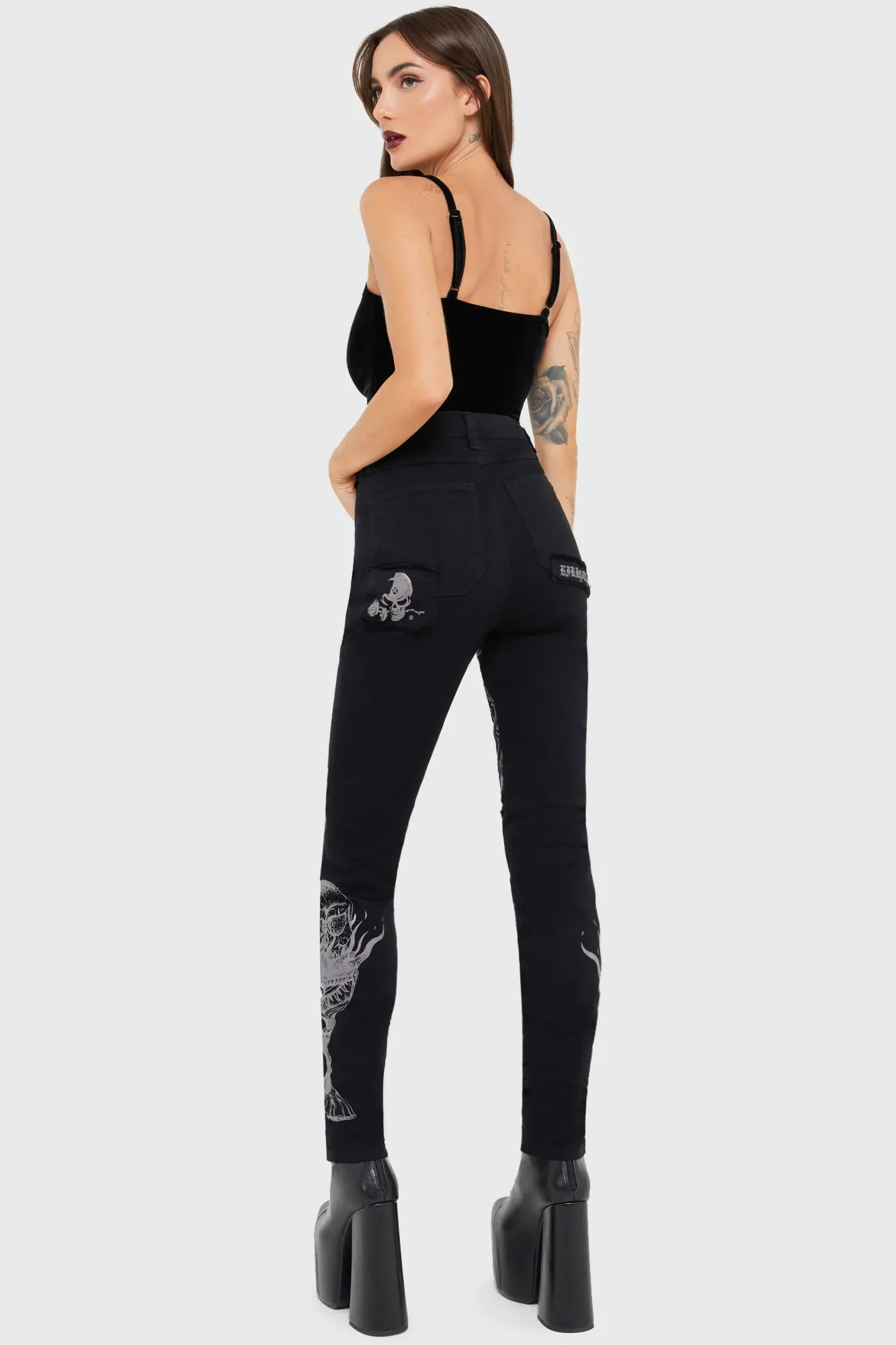 Grail Of Loathing Skinny Jeans Full Motion Ripstop Fabric Technology