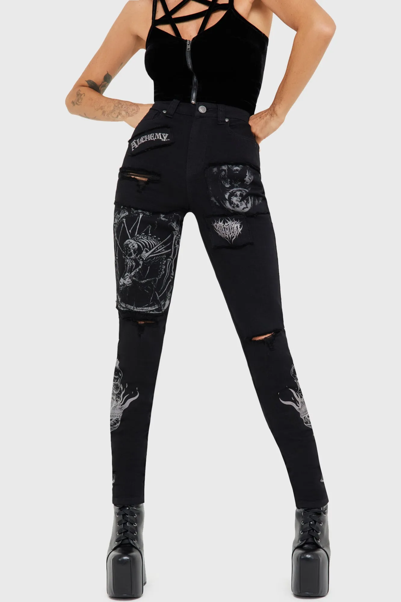 Grail Of Loathing Skinny Jeans Comfort Wear