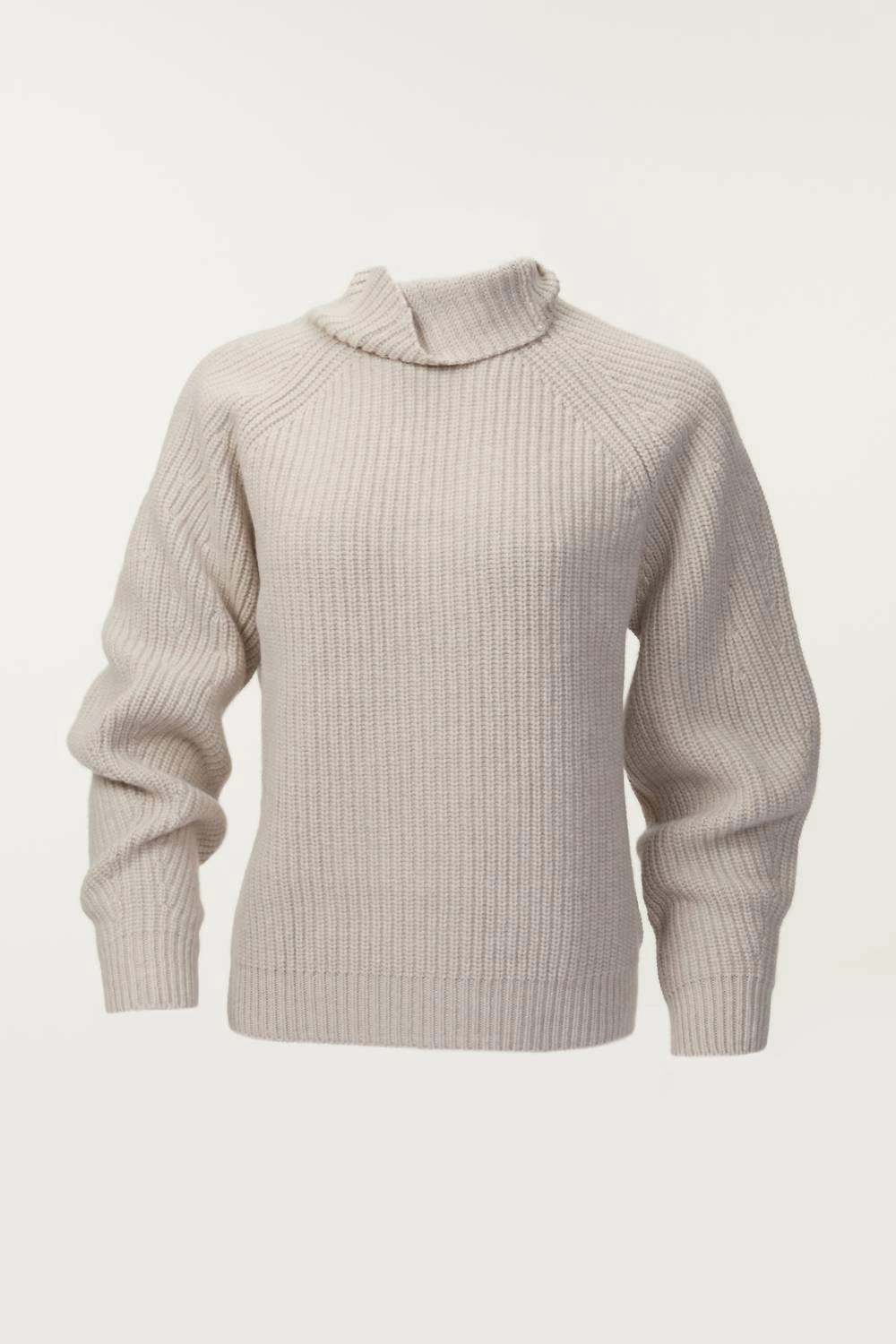 Flexible Neck Opening Fiona Sweater In Taupe