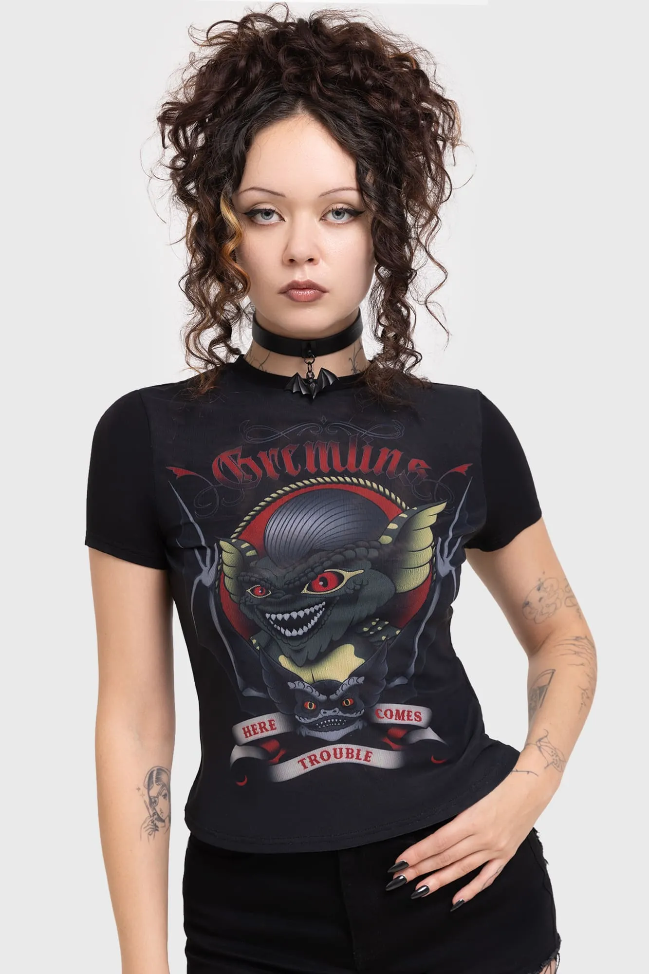 Modern Trend Look Travel Trend Here Comes Trouble Fitted T Shirt