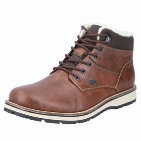 Goal Step Pure Fit Mens Rieker Ronny 35 in Toffee/Braun-Schwarz