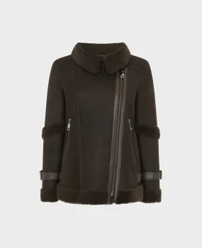 Winter Ready Leather Aviator Jacket