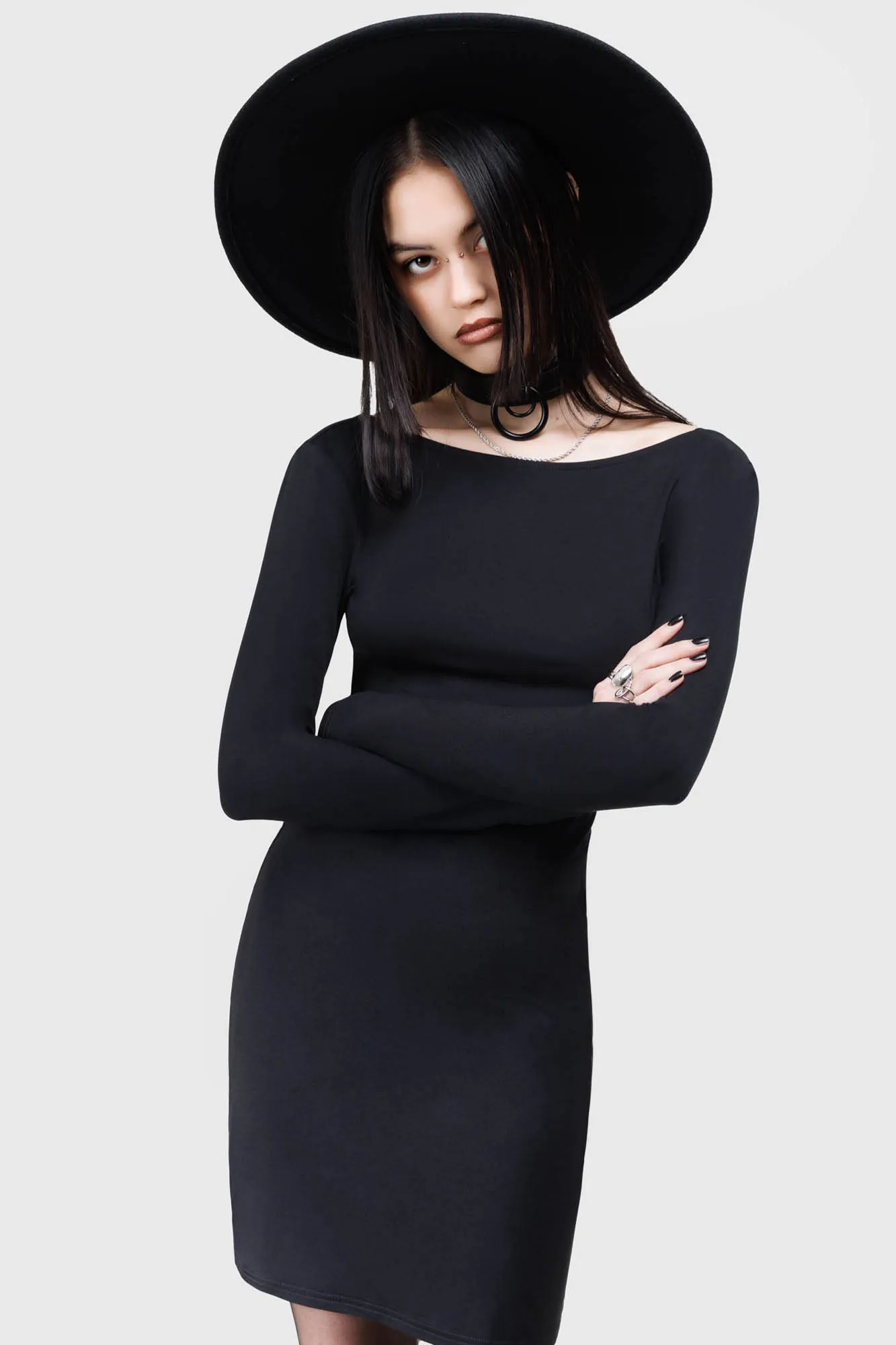 Ligeia Mini Dress Silky texture Flattering Look Fit