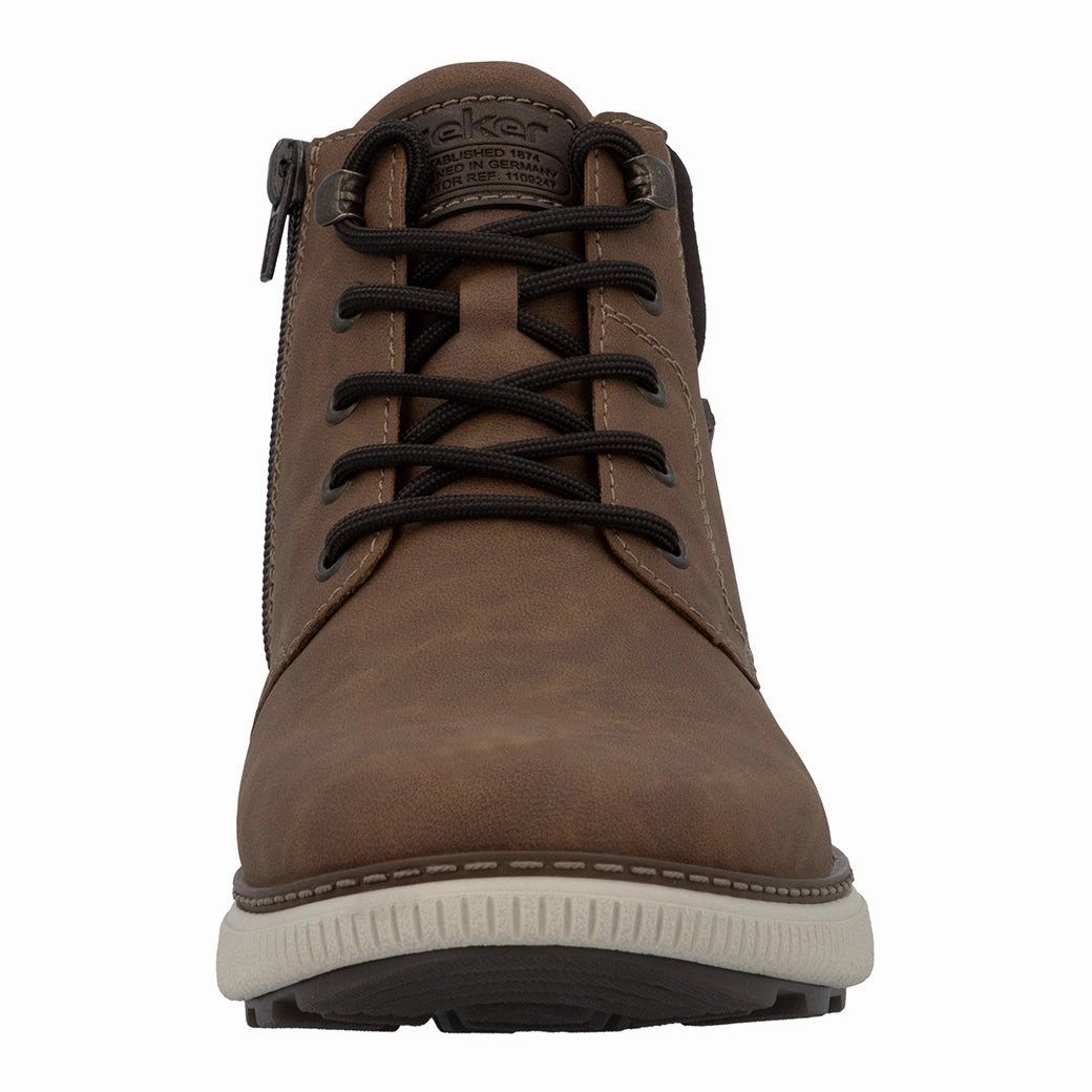 Park Picnic Bold Look Mens Rieker Stan 02 in Mandel/Kastanie