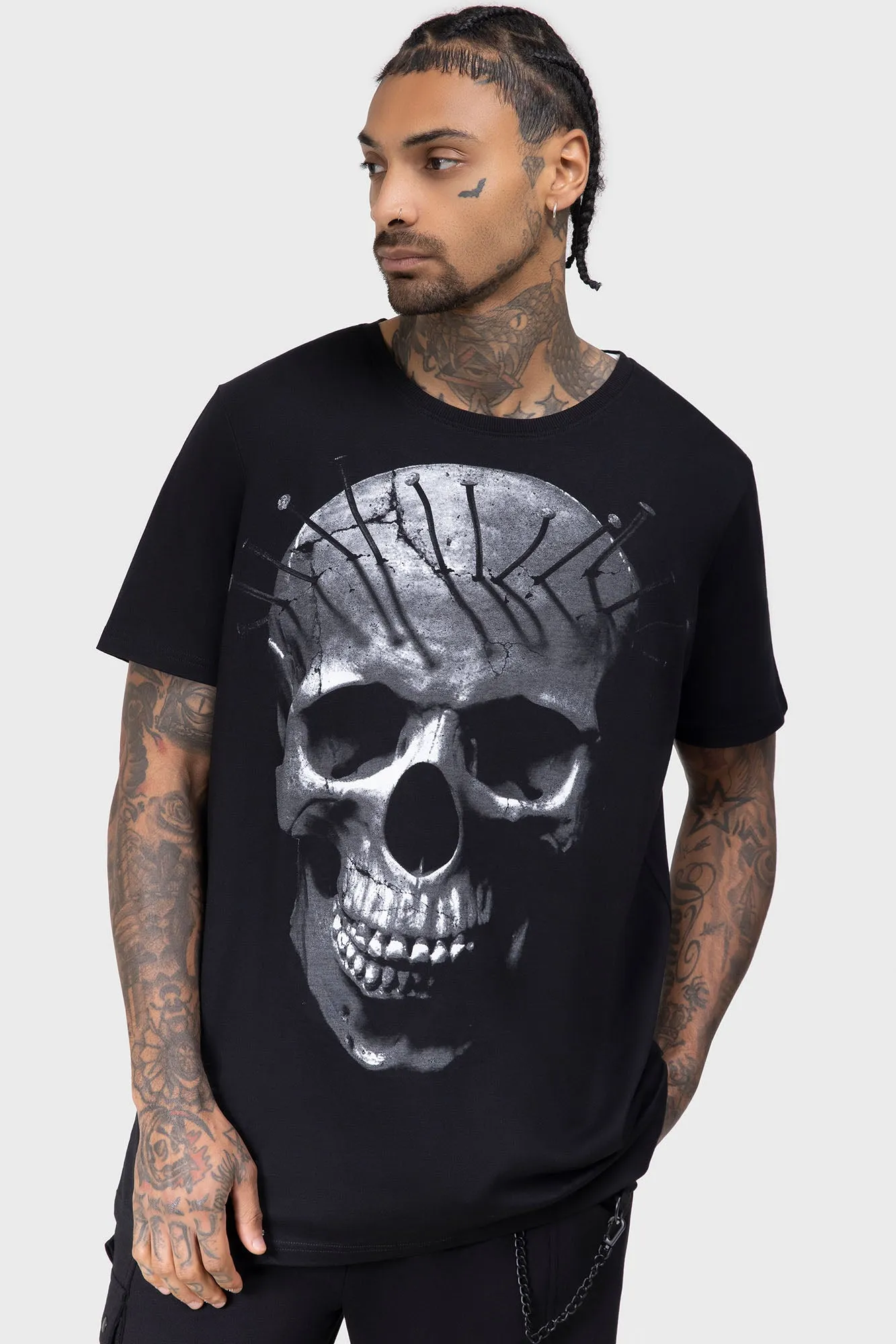 Moonlit Reaper T-Shirt Minimalist Style Simple and Chic