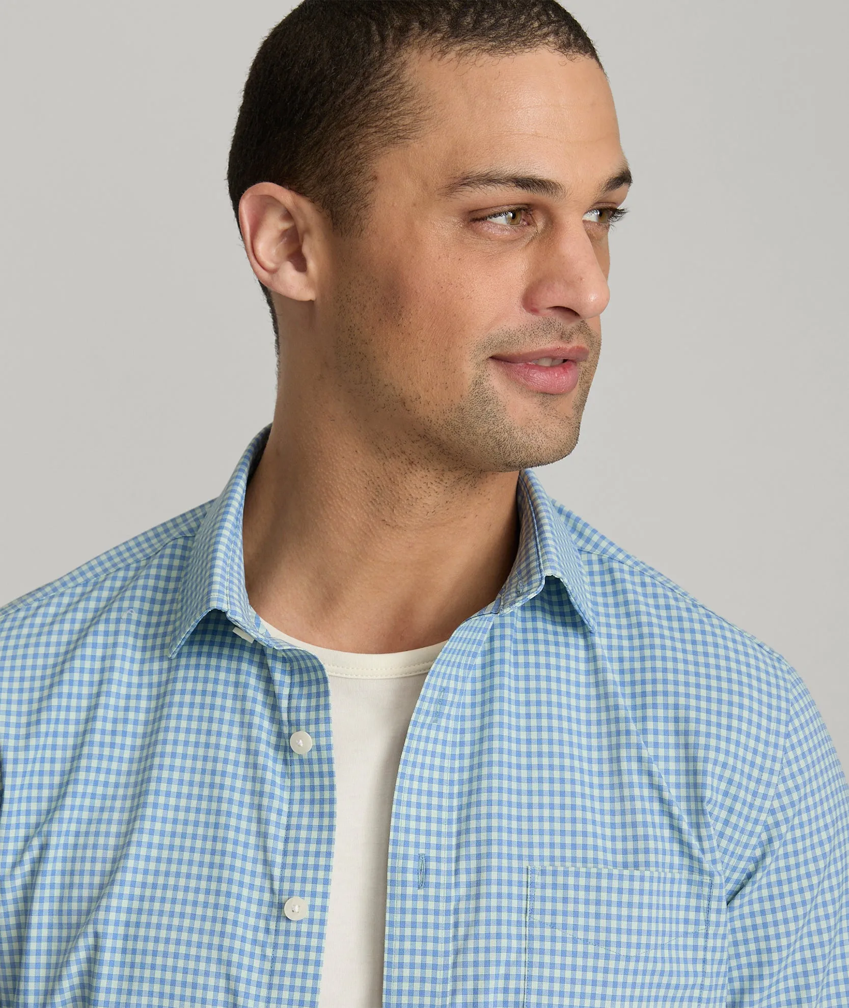 Performance Shirt With Pocket Functional Pocket No Slip Shoulder Grips