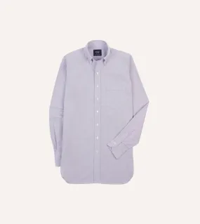 Camping Essential Cocktail Party Lilac Cotton Oxford Cloth Button-Down Shirt