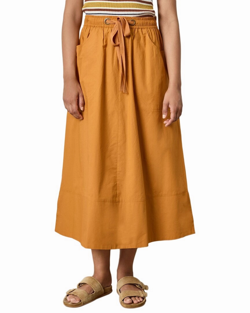Lilla P Long Poplin Skirt Seasonal Layering Unisex style