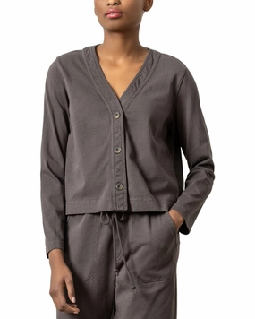 Relaxed Wear Lilla P Mixed Media Cardigan