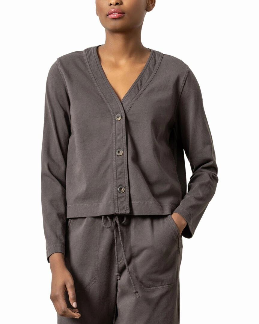 Wrinkle Resistant Lilla P Mixed Media Cardigan