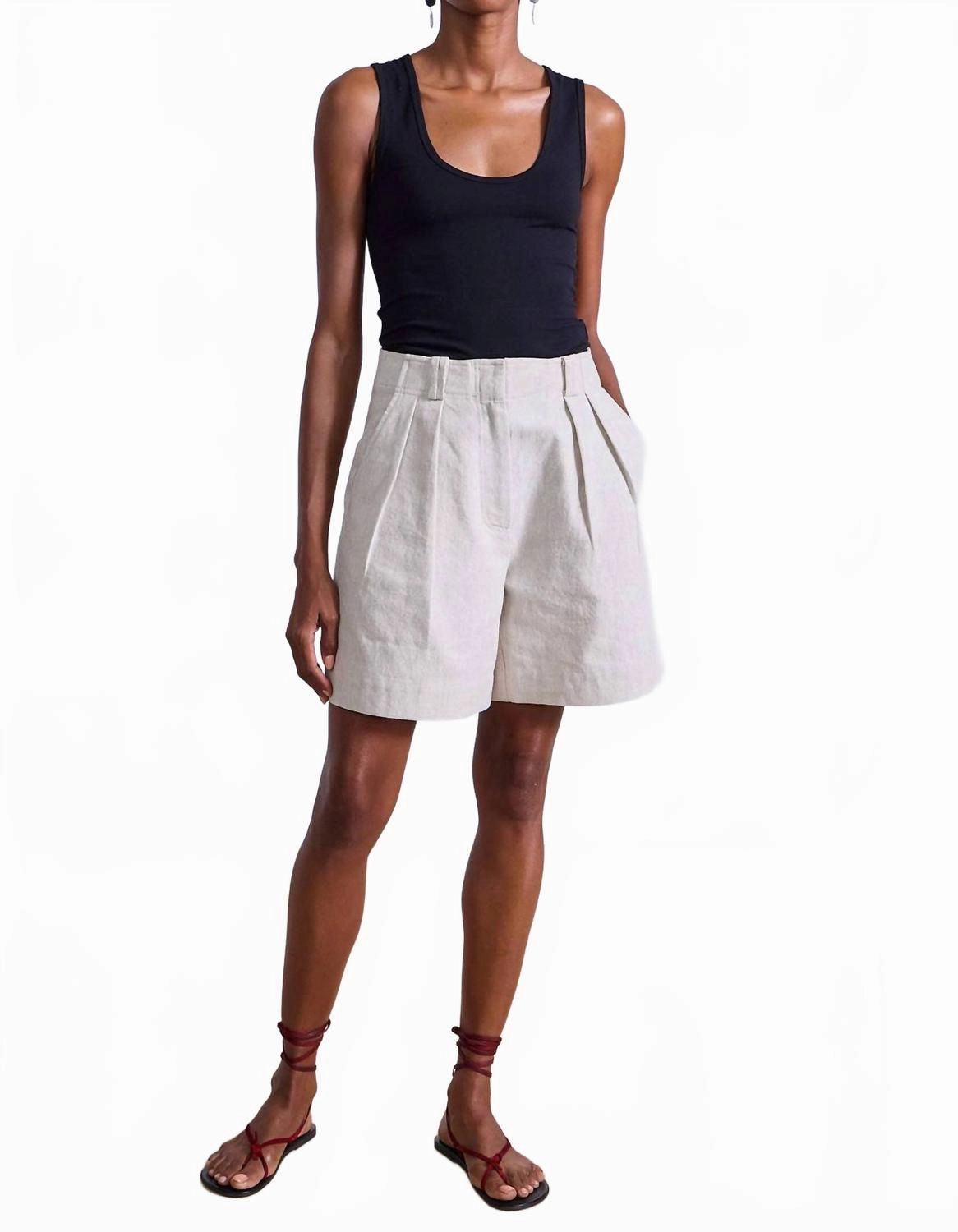 surfing attire Sneakers Linaza Short In Flax