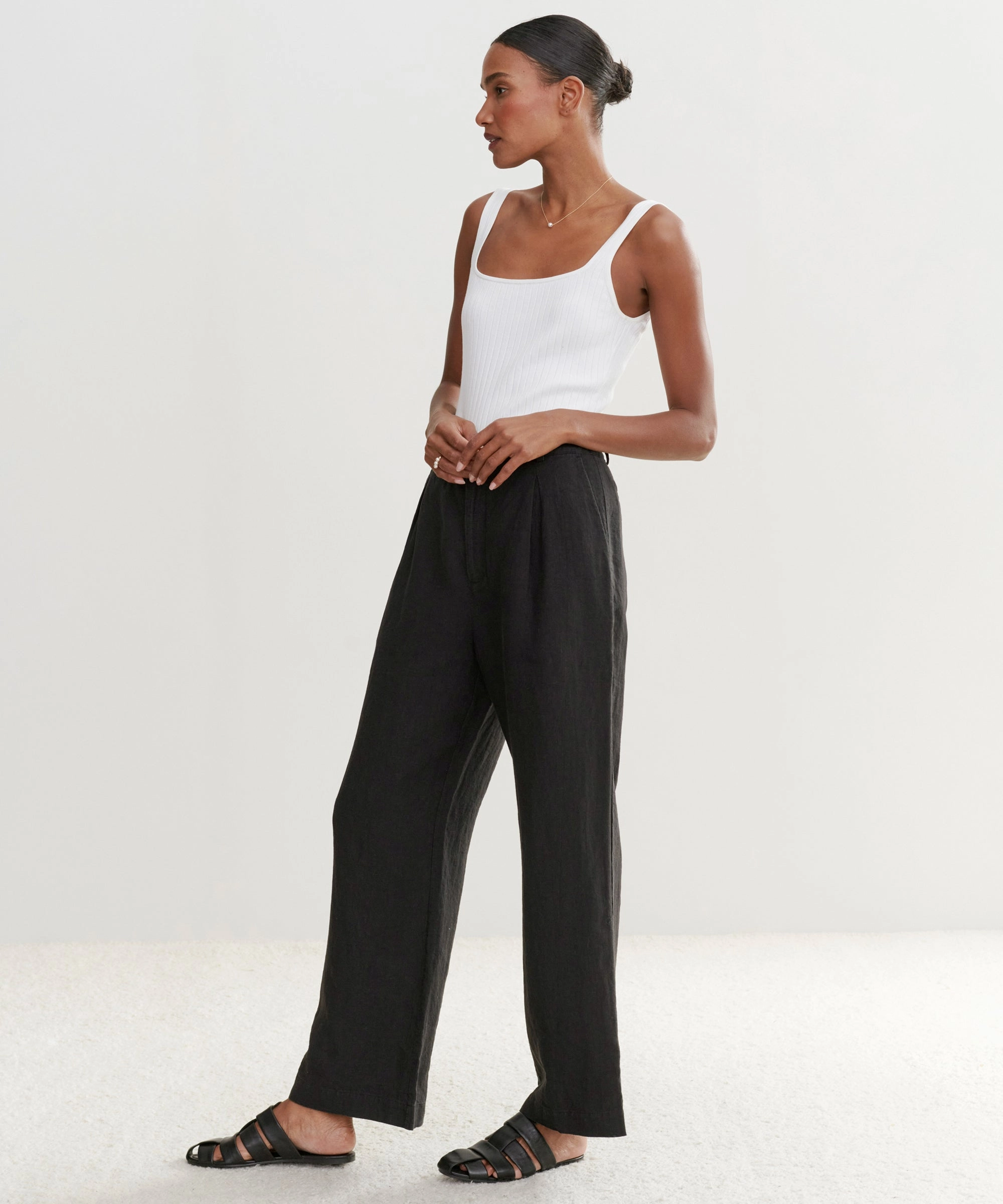 Linen Kyle Trouser Snug Fit