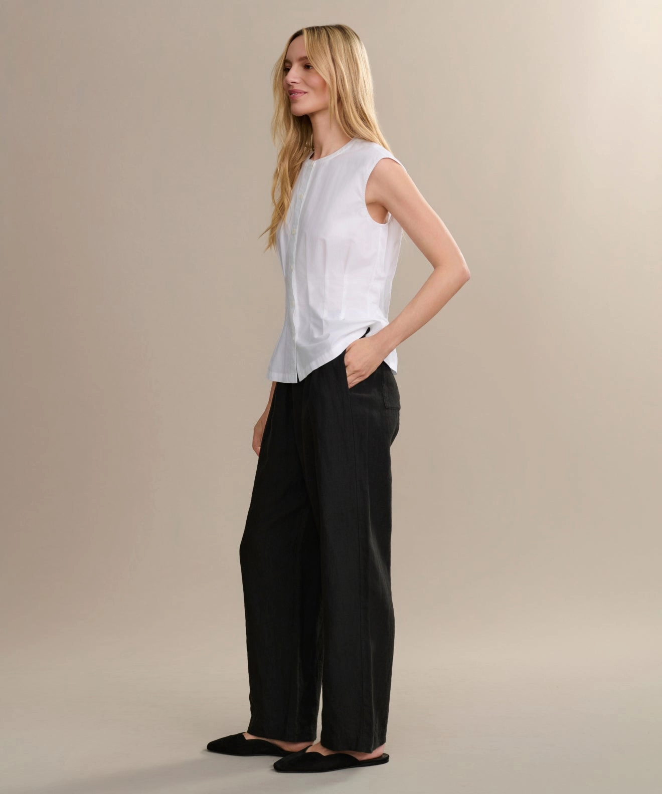 Sport Performance Linen Logan Pant