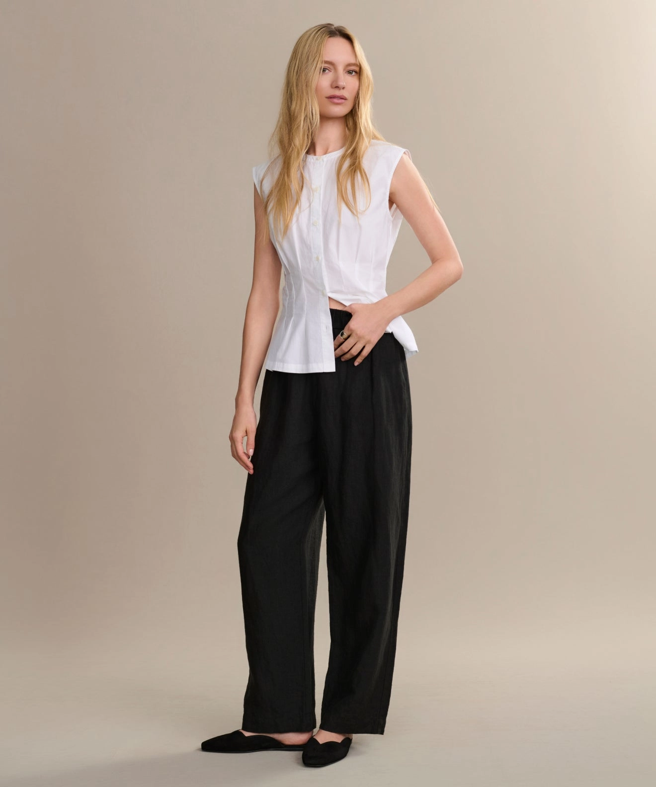 All Around Fit Linen Logan Pant