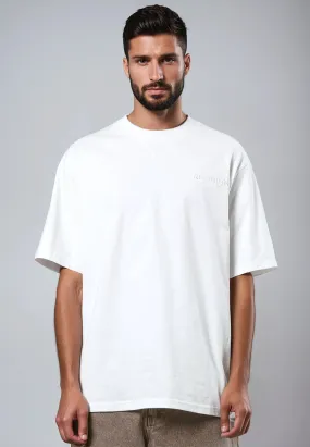 LOGO OVERSIZED T-SHIRT OFF WHITE Classic Wear