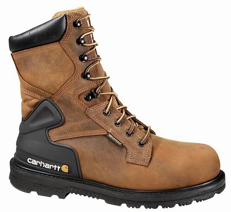 Carhartt 8" Work Boot (Steel Toe) Protective Finish Snow Trekker