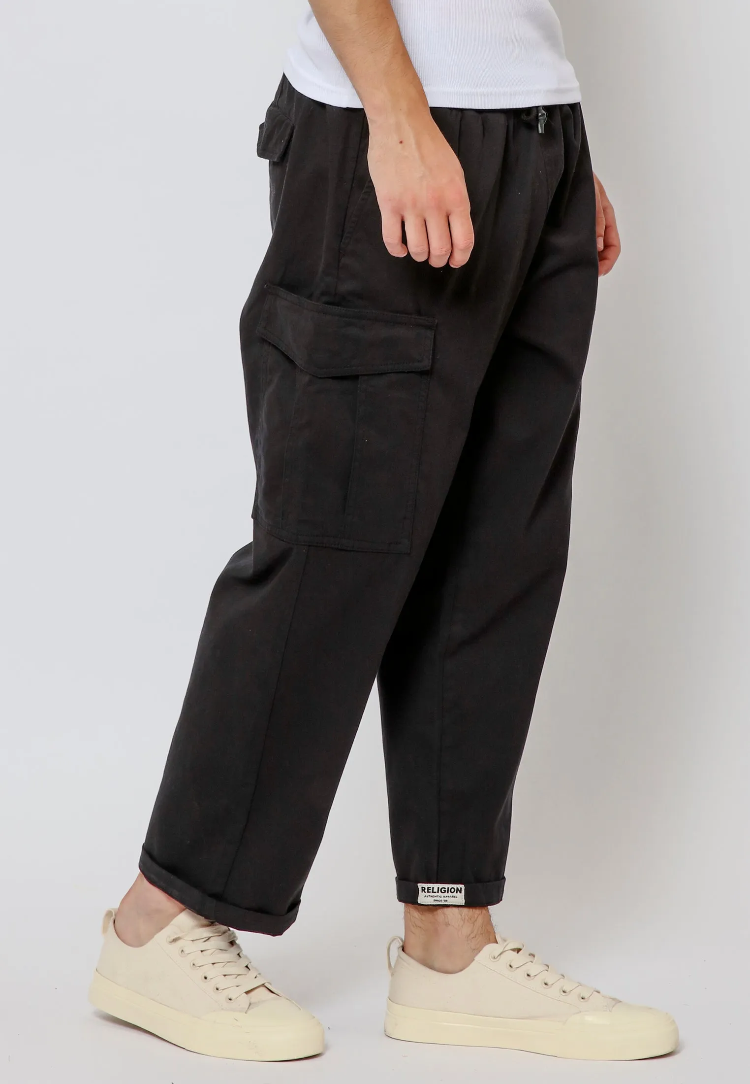 Structured fabric Urban Utility LOUNGE CARGO BLACK