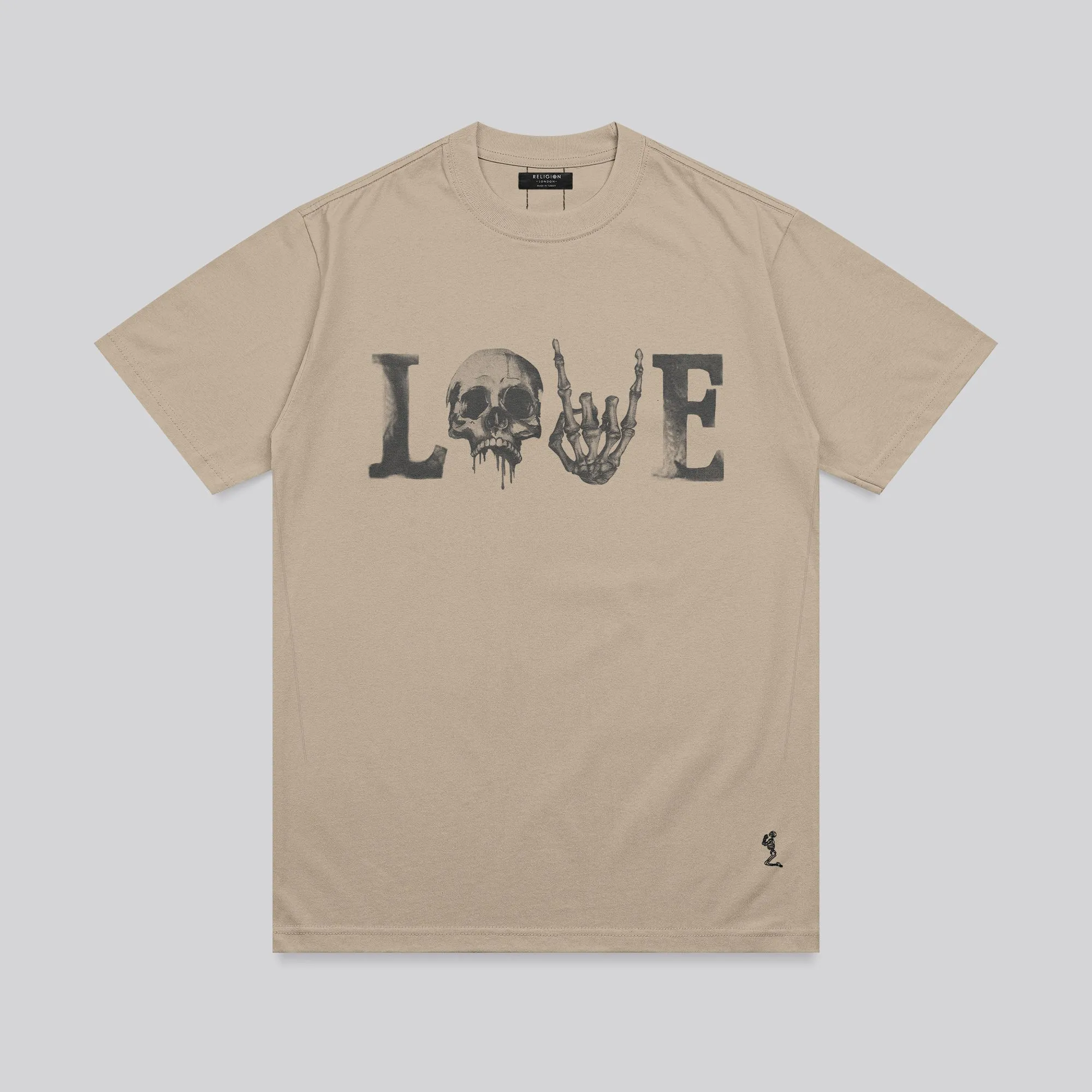LOVE T-SHIRT FAWN Daily Outfit Style