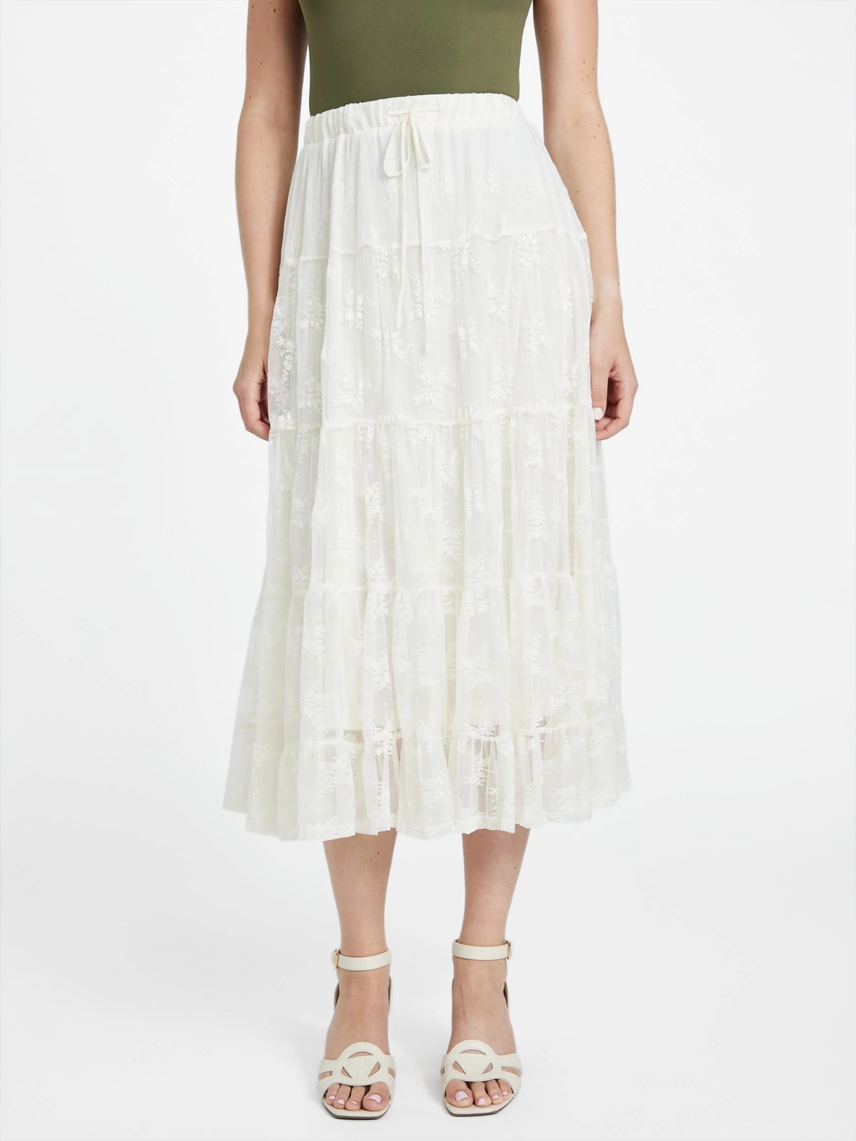 Casual Style Lucca Lace Maxi Skirt