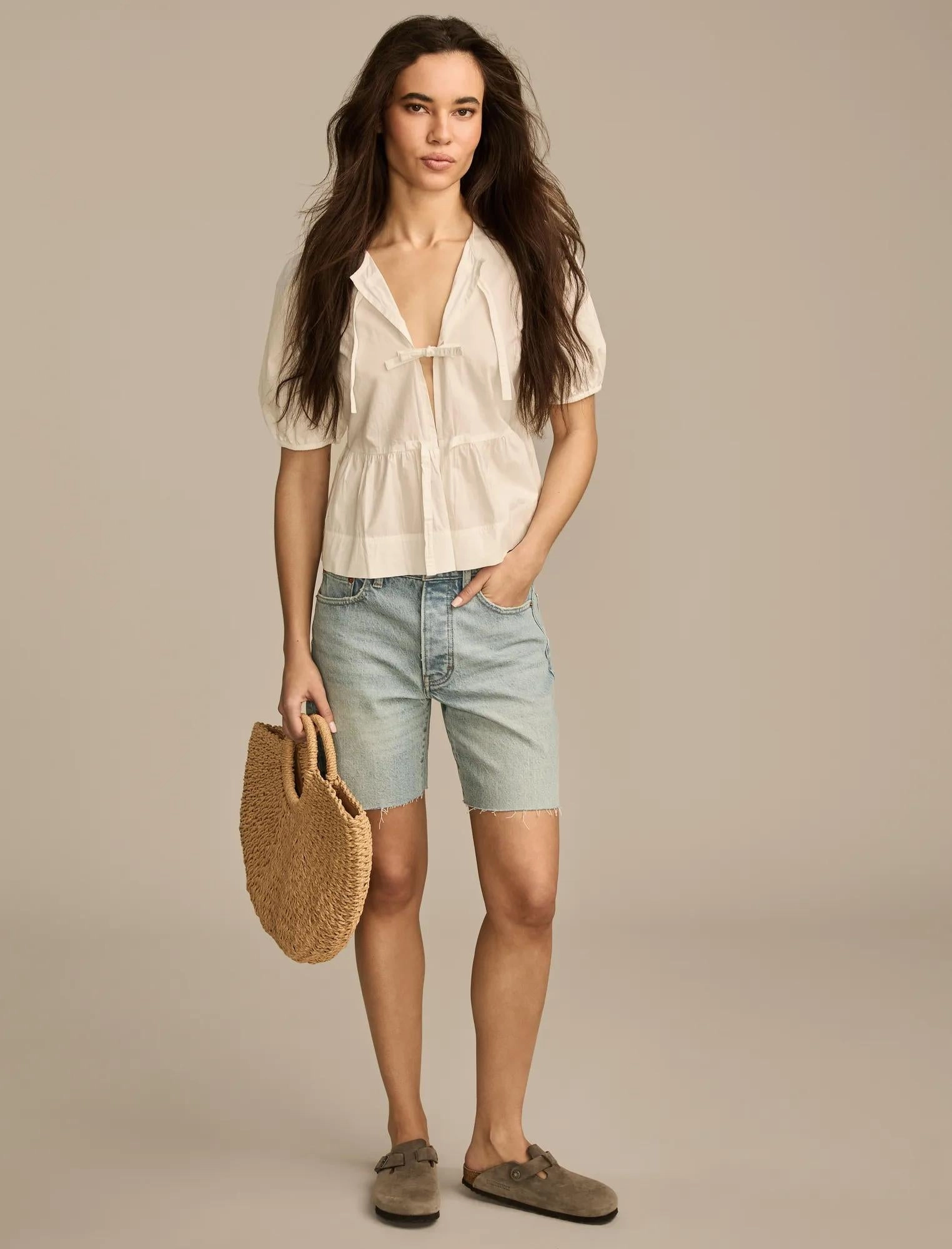Static Free Finish Lucky Brand Women's 90S Loose Short