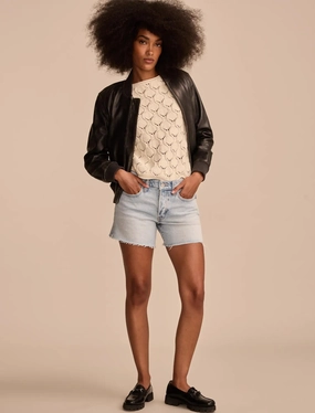 Lucky Brand Women's 90S Midi Short Warm Days