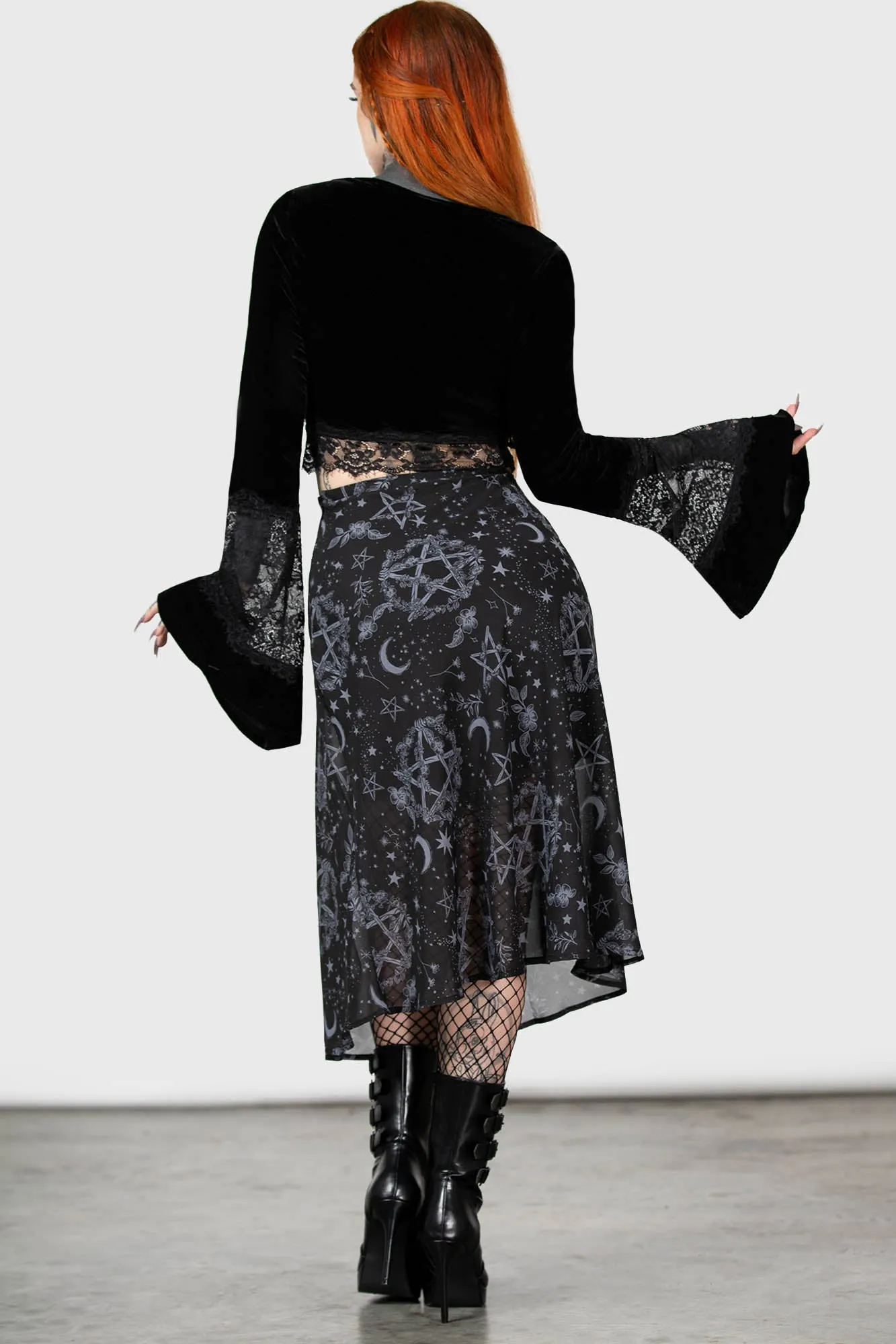 Luella Bias Midi Skirt Clean Lines