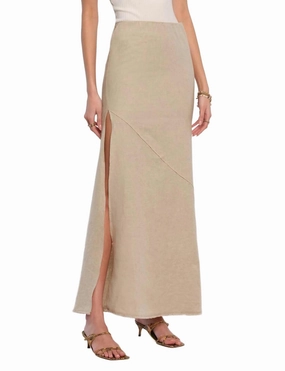 Lulu Skirt In Natural Ultra Comfort