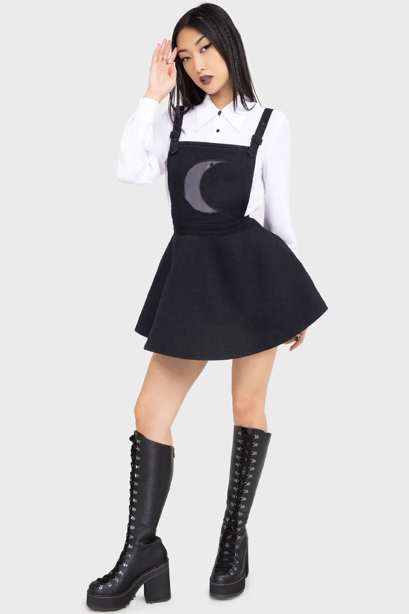 SoftTouchTexture Luna Orb Pinafore Dress