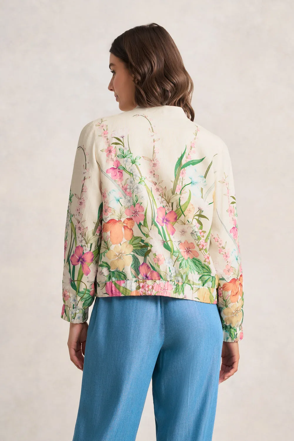All Weather Performance Resort Jacket ?C Botanical Print