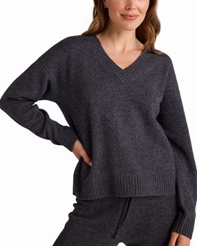Bella Dahl V-Neck Wool & Cashmere-Blend Sweater Fashionable Look