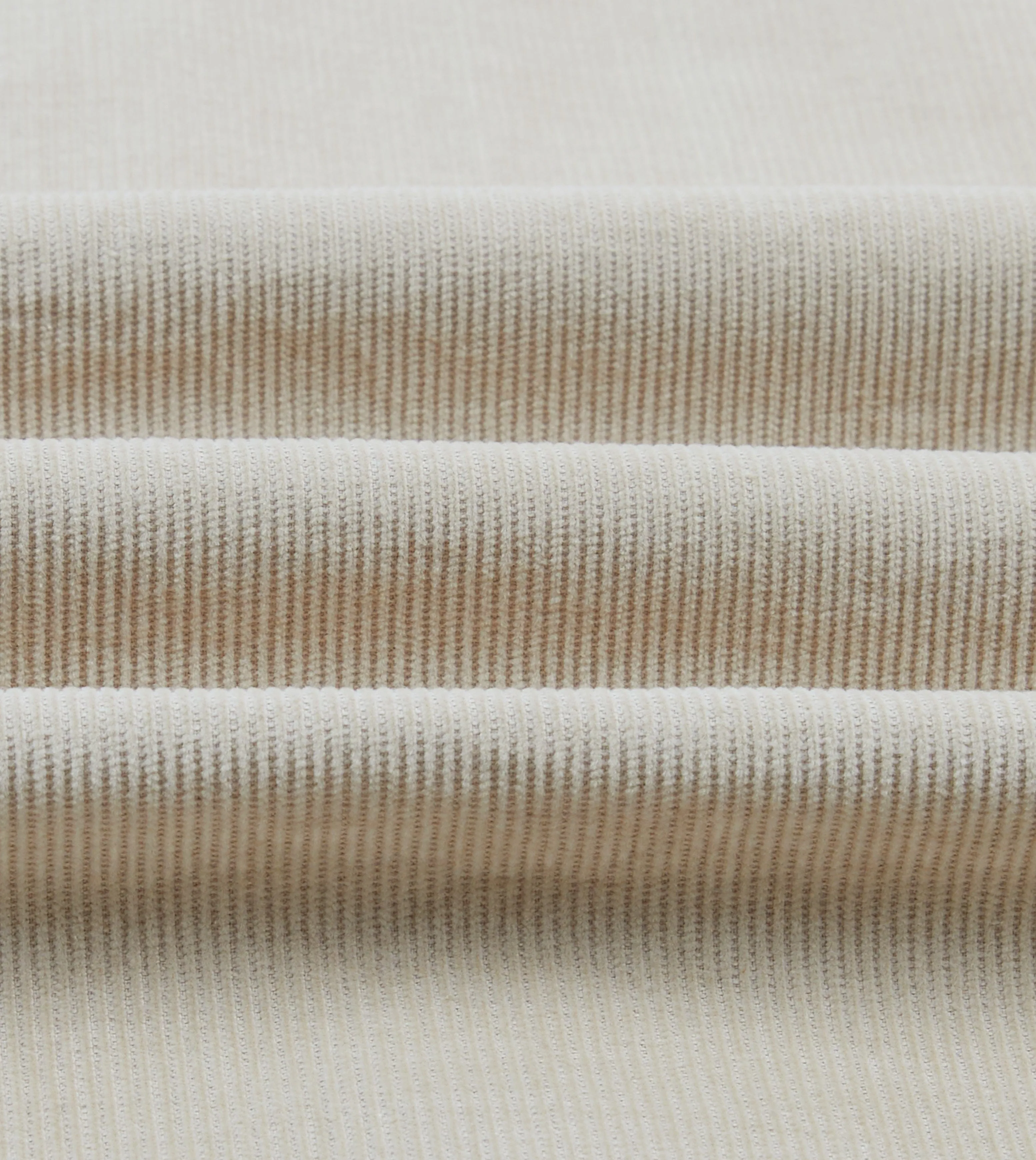 Ecru Corduroy Two-Pocket Western Shirt EasyCare Fabric Wardrobe Must-Have
