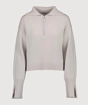 Women's Poloneck Sweater In Burgandy Recycled Fiber Winter Look