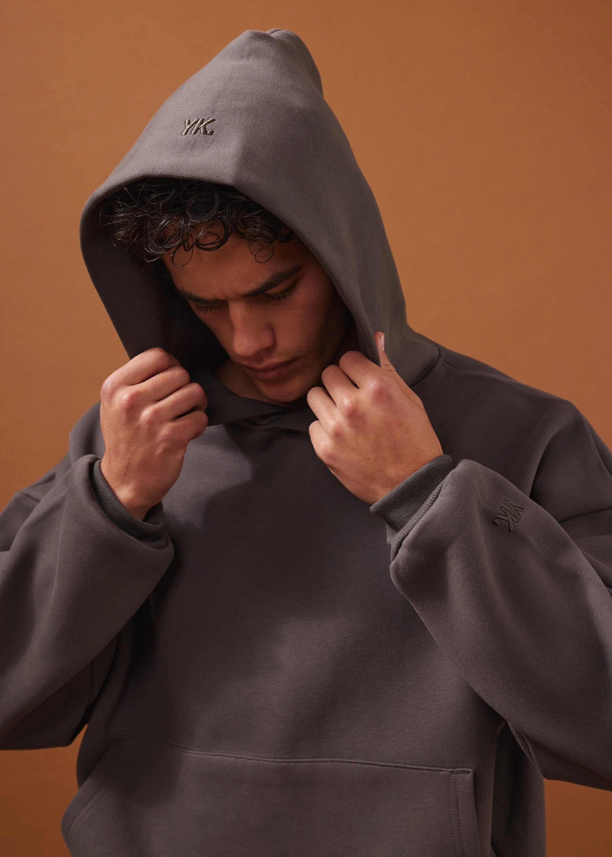 Organza details Nothing Hoodie | Concrete