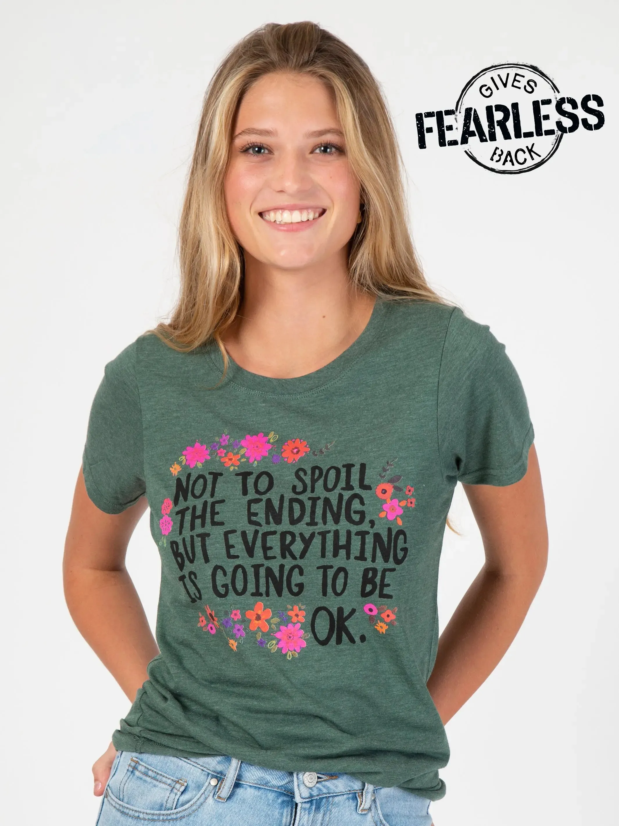 Microfiber Blend Perfect Fit Tee Shirt - Not To Spoil The Ending