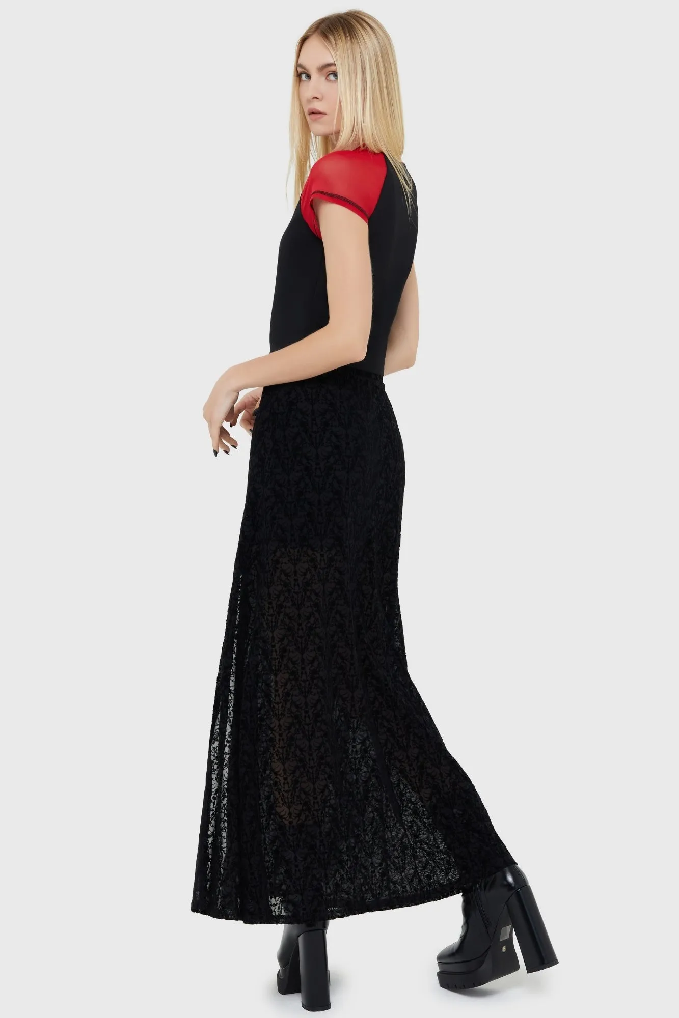 Heritage Brand Hygienic Coating Marceline Maxi Skirt