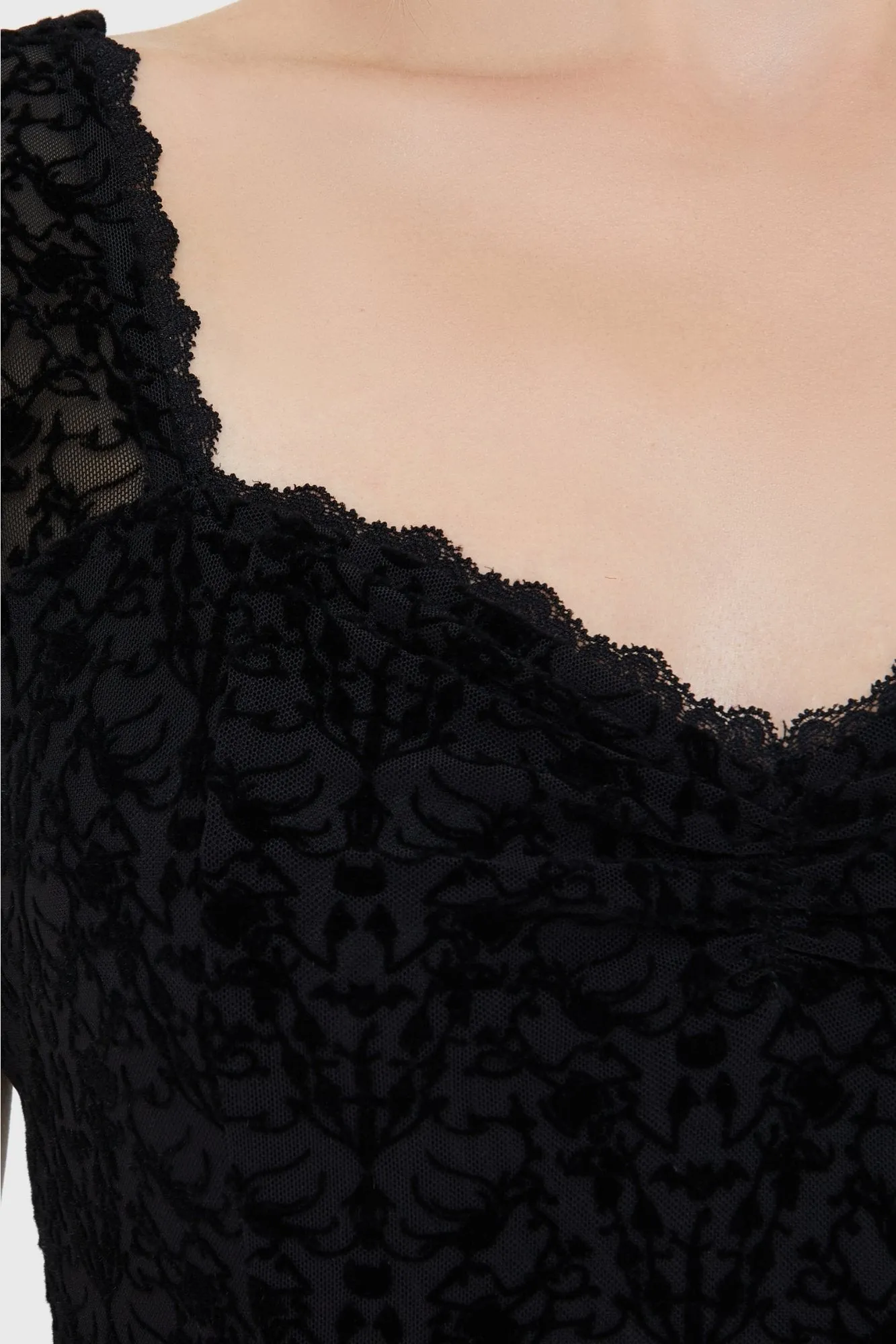 Marceline Skater Dress Ruched-Detail