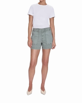 Stretchable Moisture Management System Marissa High Rise Short In Bluff