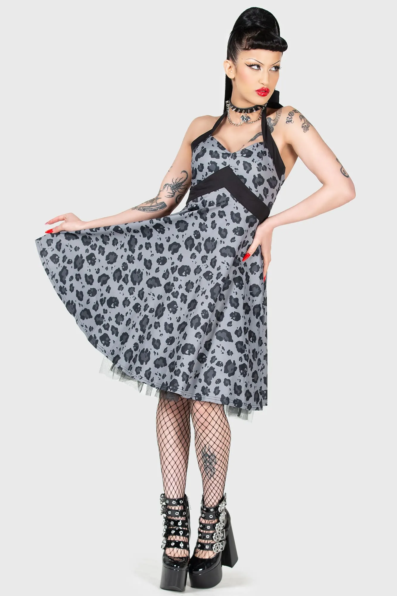 Backseat Bingo Skater Dress Timeless Cut