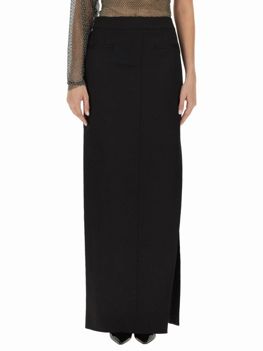 Maxi Skirt With High Slit Modern Outfit